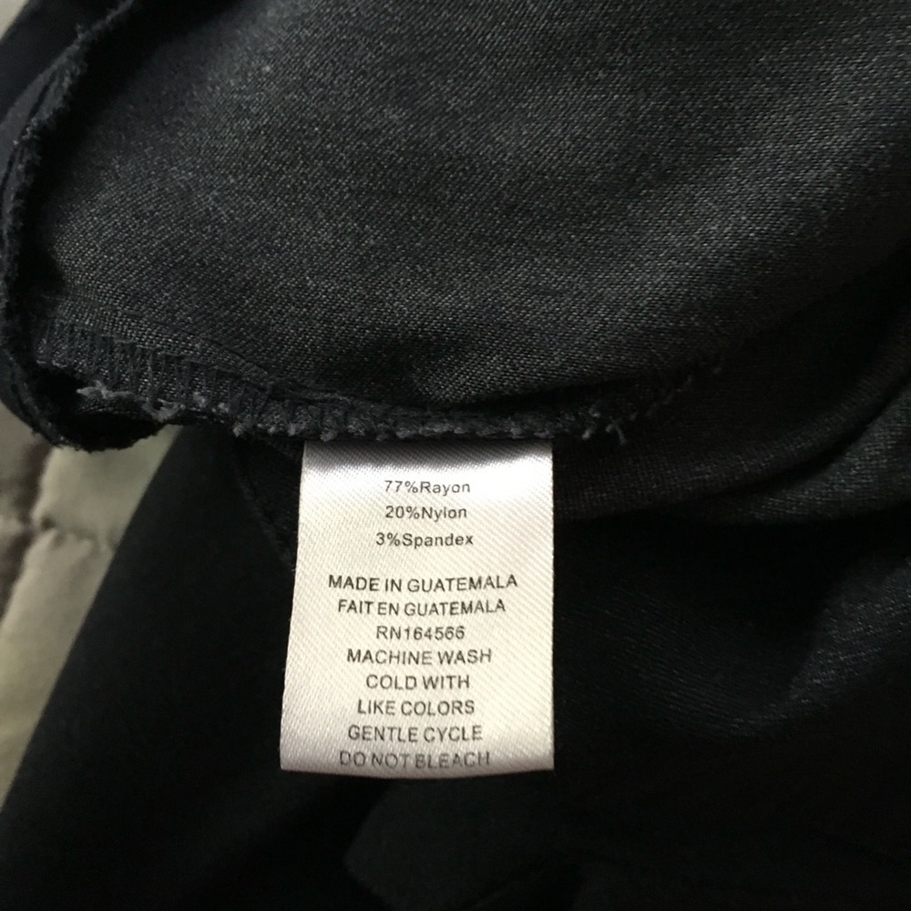 Jessica Riley Black High Waist Slim Cropped Pants Large - Picture 7 of 10